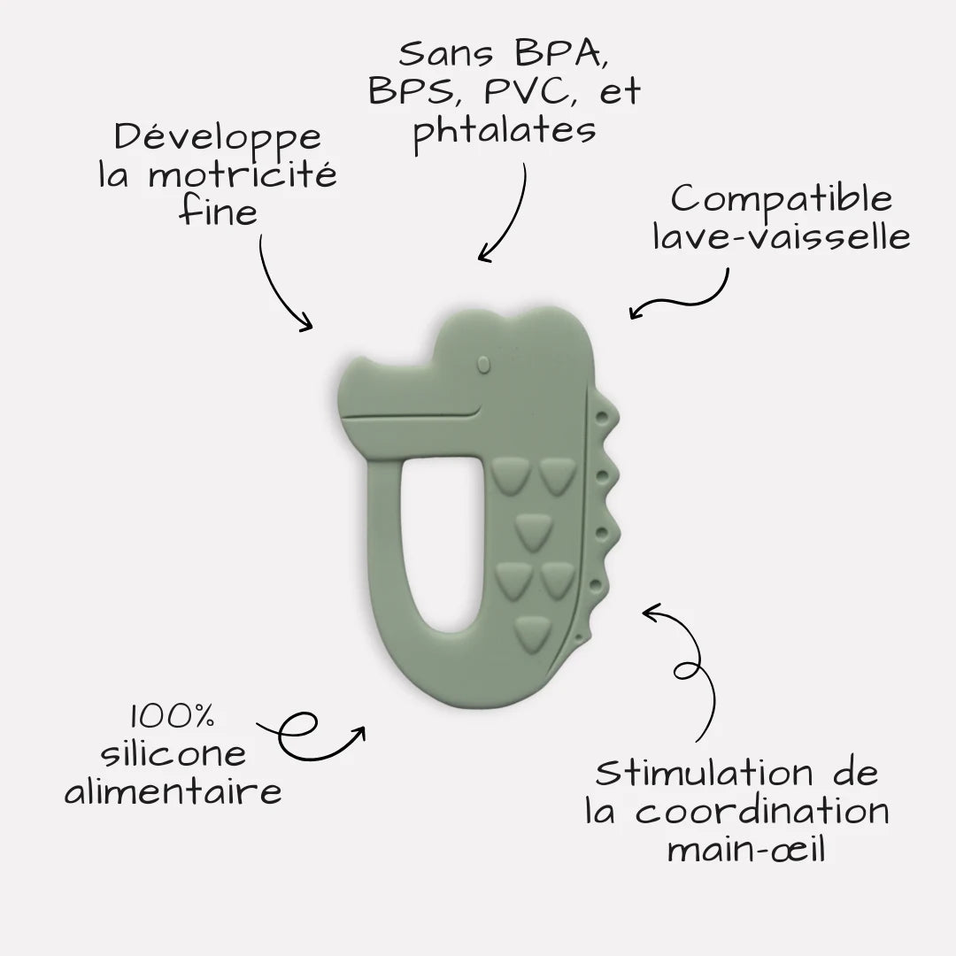 Anneau de dentition Croco