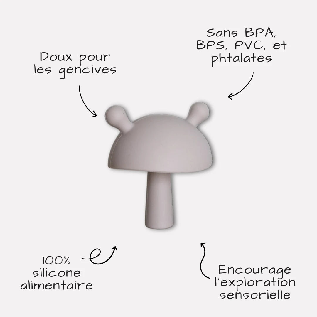 Jouet de dentition Champignon