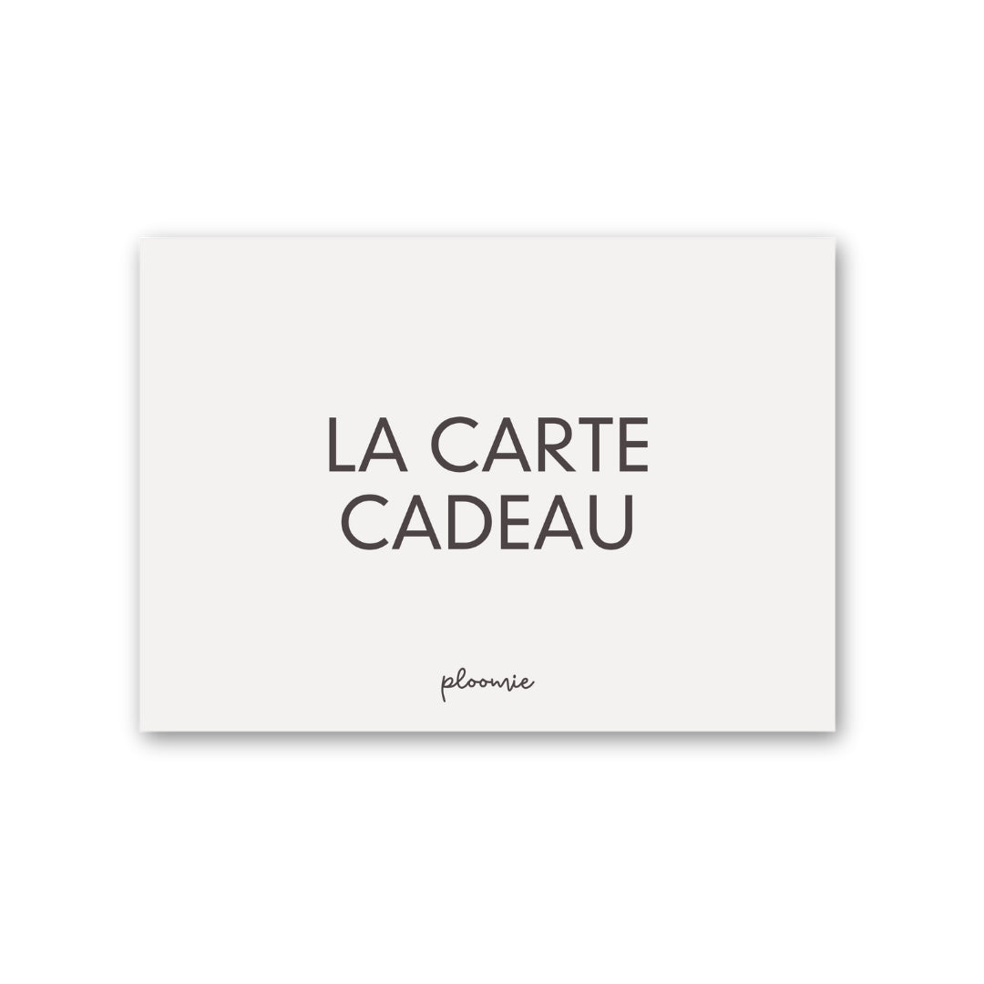 Carte cadeau Ploomie