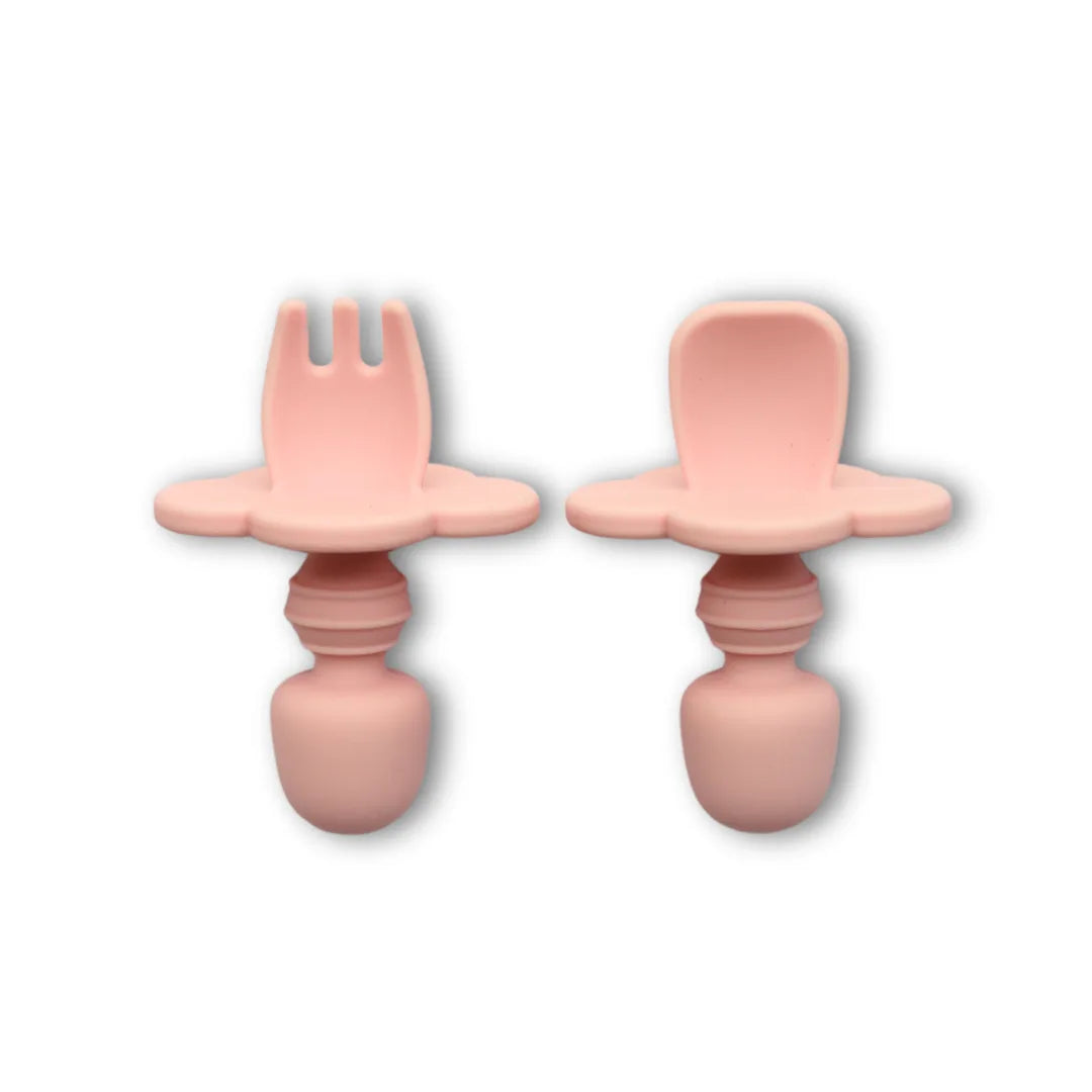 Silicone learning cutlery